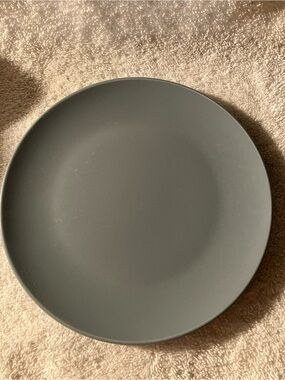 IKEA Matte Blue Gray Salad  Plates X 3  7 3/4”